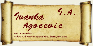 Ivanka Agočević vizit kartica